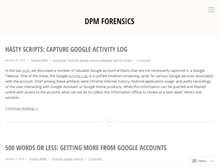Tablet Screenshot of dpmforensics.com